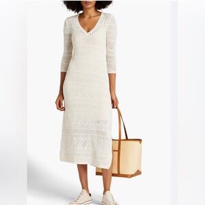 COPY - rag & bone Renee Long Dress. Sweater Dress. Ivory. Size M
